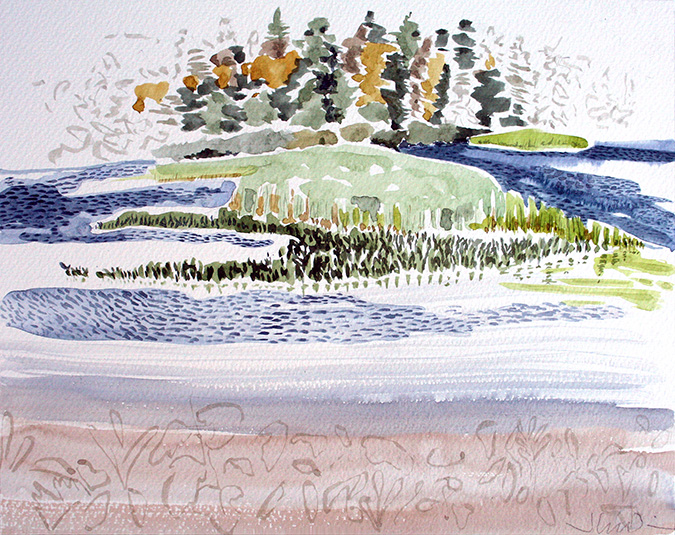 Looking Across the South River